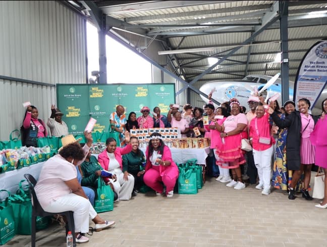 Women taking part in a foundation community workshop